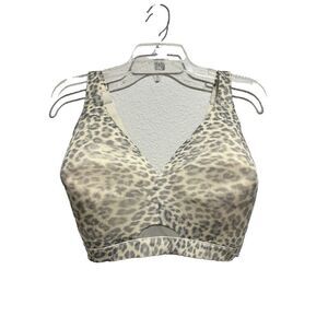 Cacique Comfort Bliss Bra Women 38H Lightly Lined No-Wire Black Lace Detail‎